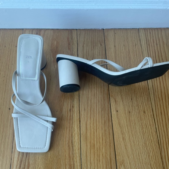 Zara cream block heel. Size 42. Great condition. - Picture 3 of 5